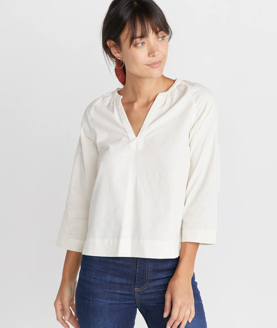 Lenora Blouse in White