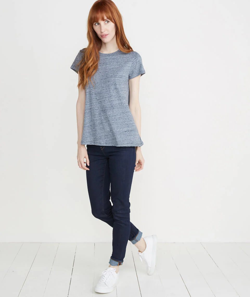 Swing Crew in Denim Flax