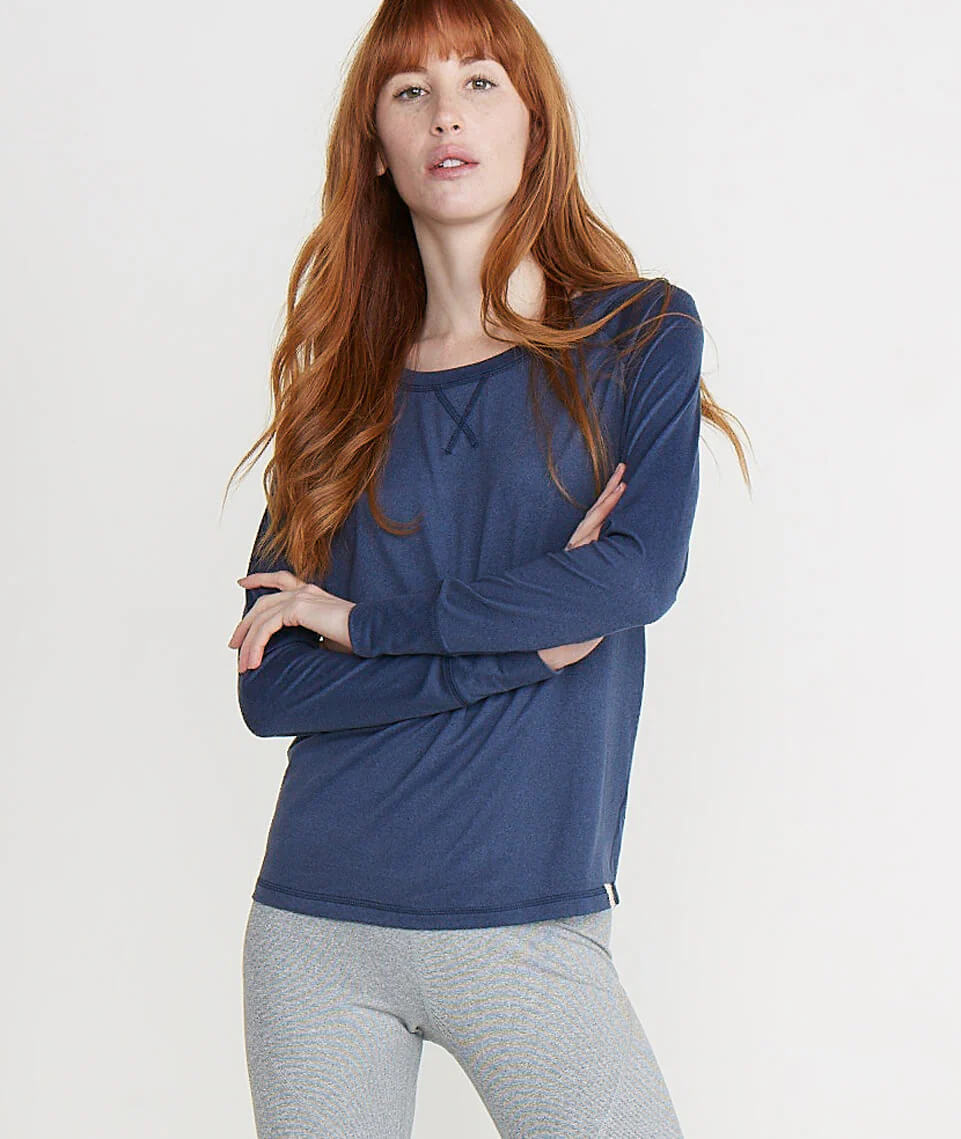 Serena Crewneck in Navy