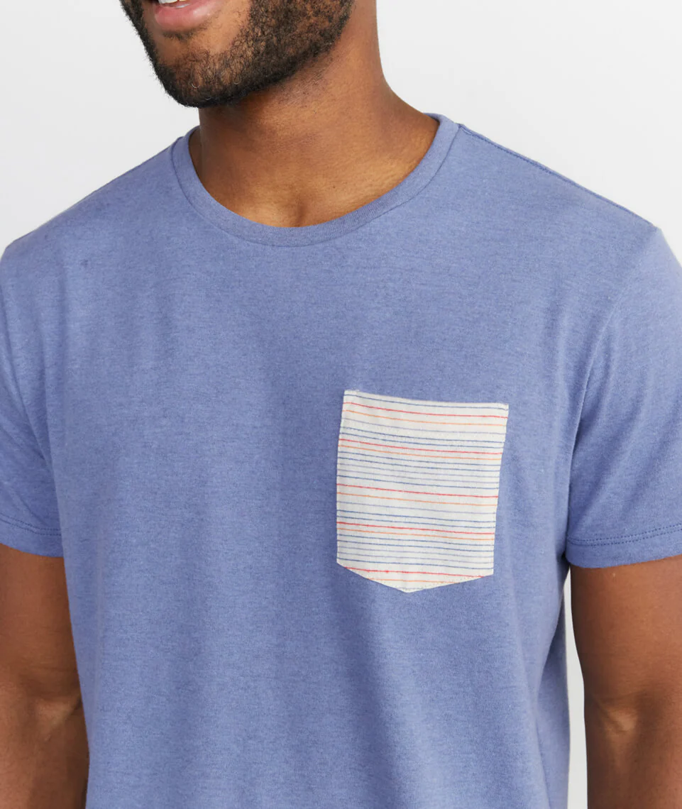 Re-Spun Contrast Pocket Tee