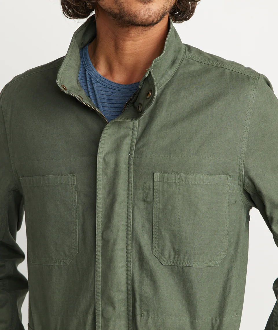 Hoover Utility Jacket in Faded Olive