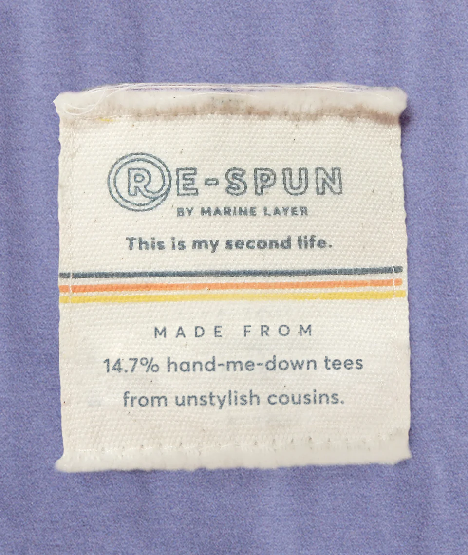 Re-Spun Contrast Pocket Tee
