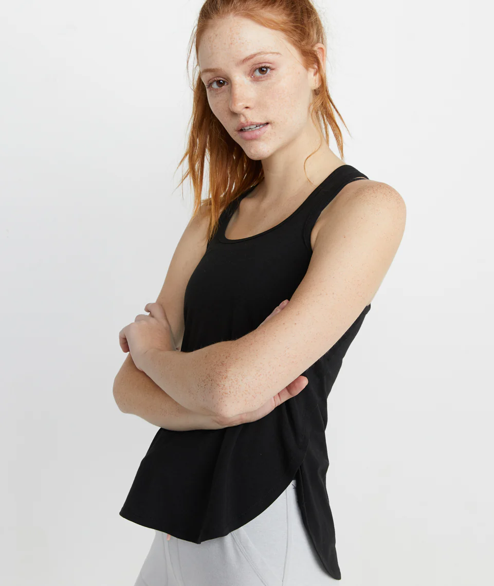 Suki Sport Tank in Black
