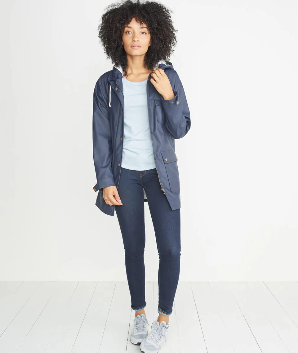 Boyfriend Pocket Tee in Carolina Blue