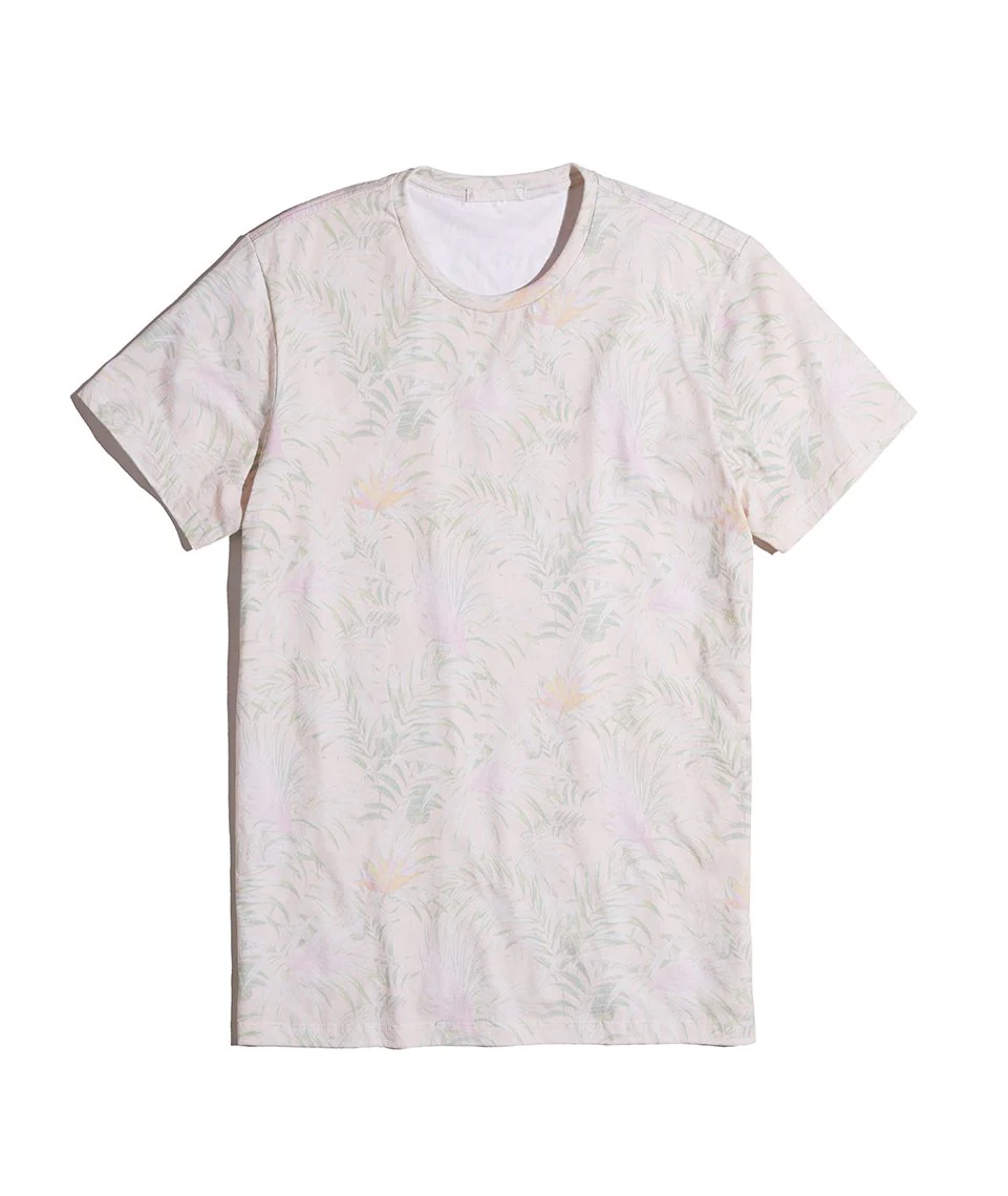 Signature Crew in Leaf Print