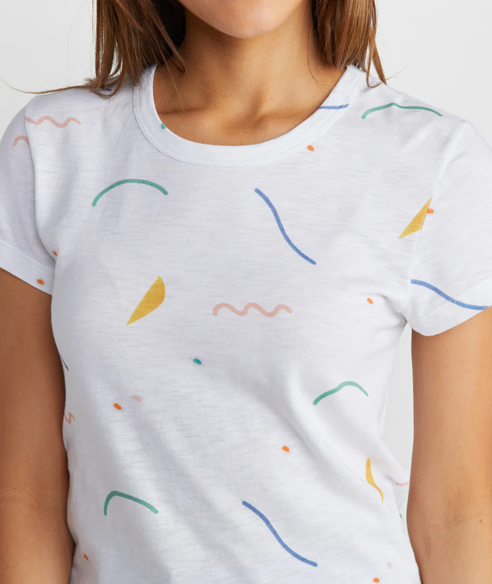 Classic Crew in Fiesta Print