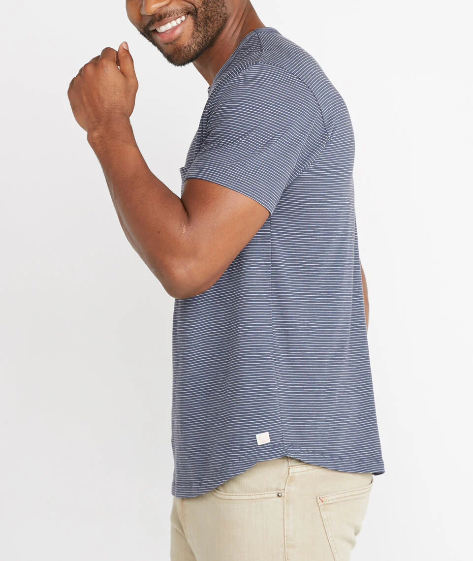 Saddle Pocket Tee in Ink