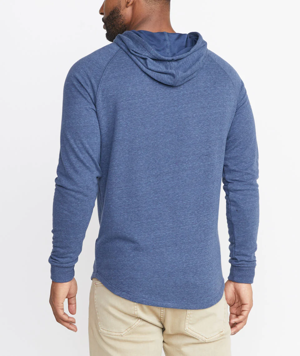 Double Knit Hoodie in Dark Navy