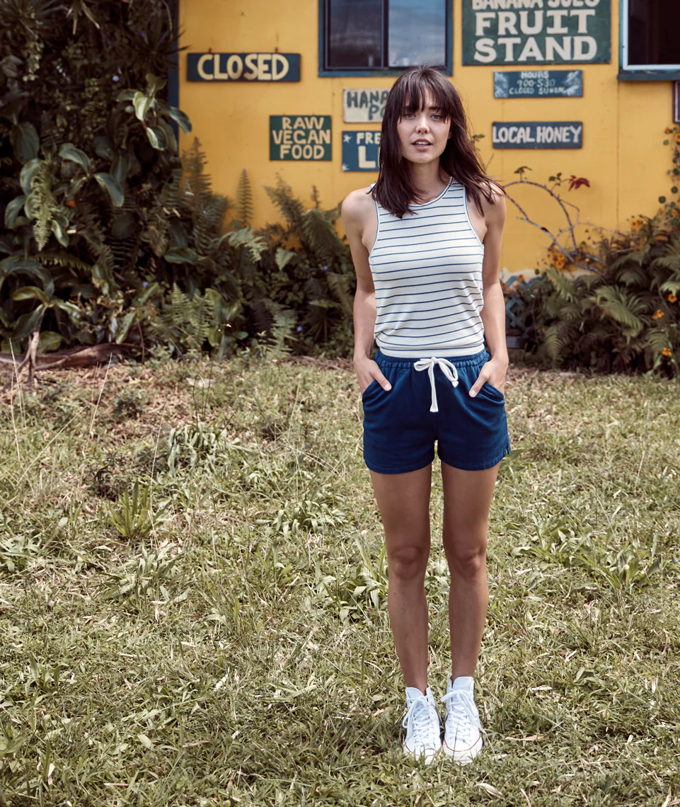 Cipes Beach Short in Mid Wash Indigo