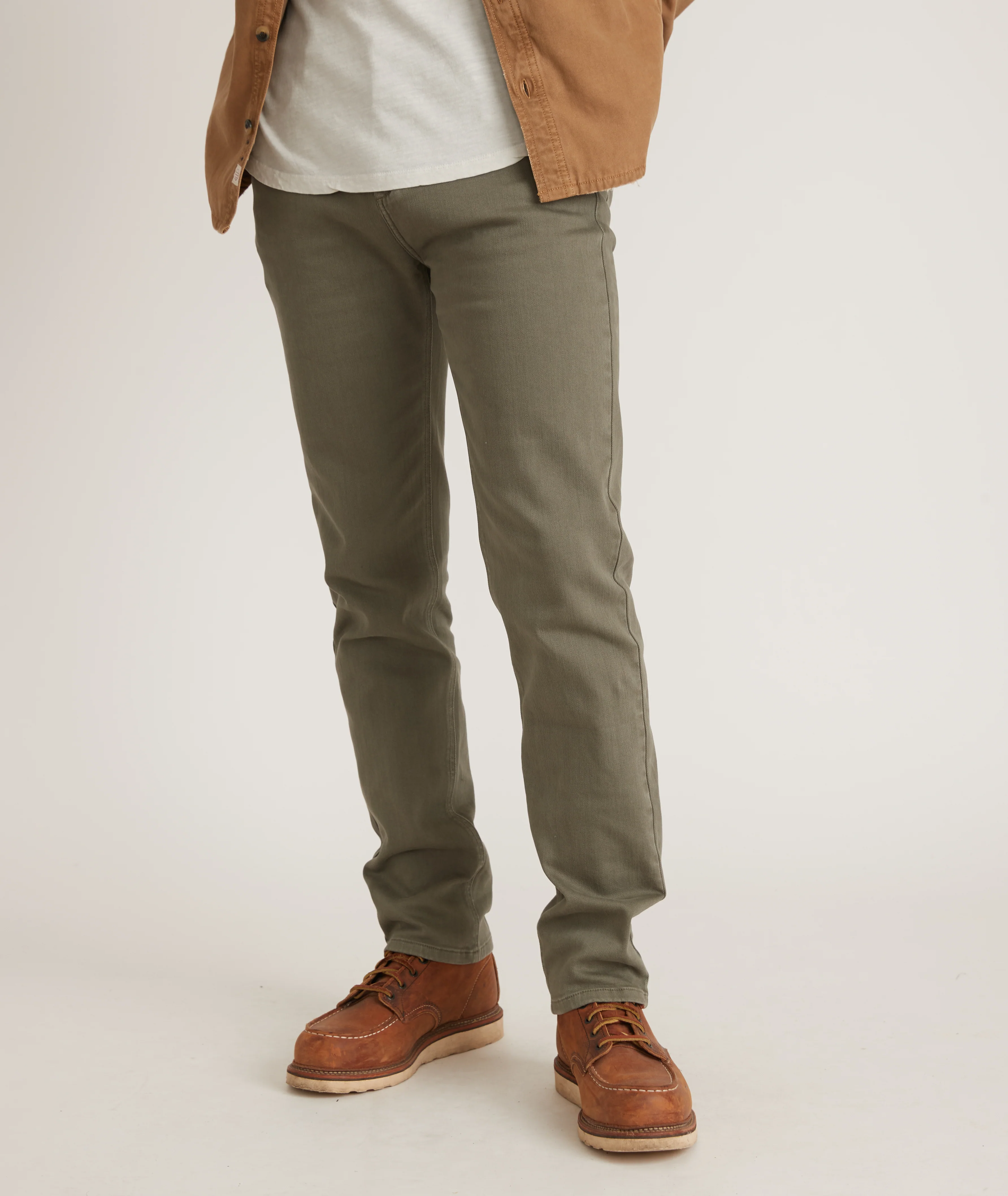 5 Pocket Slim Straight Twill Pant
