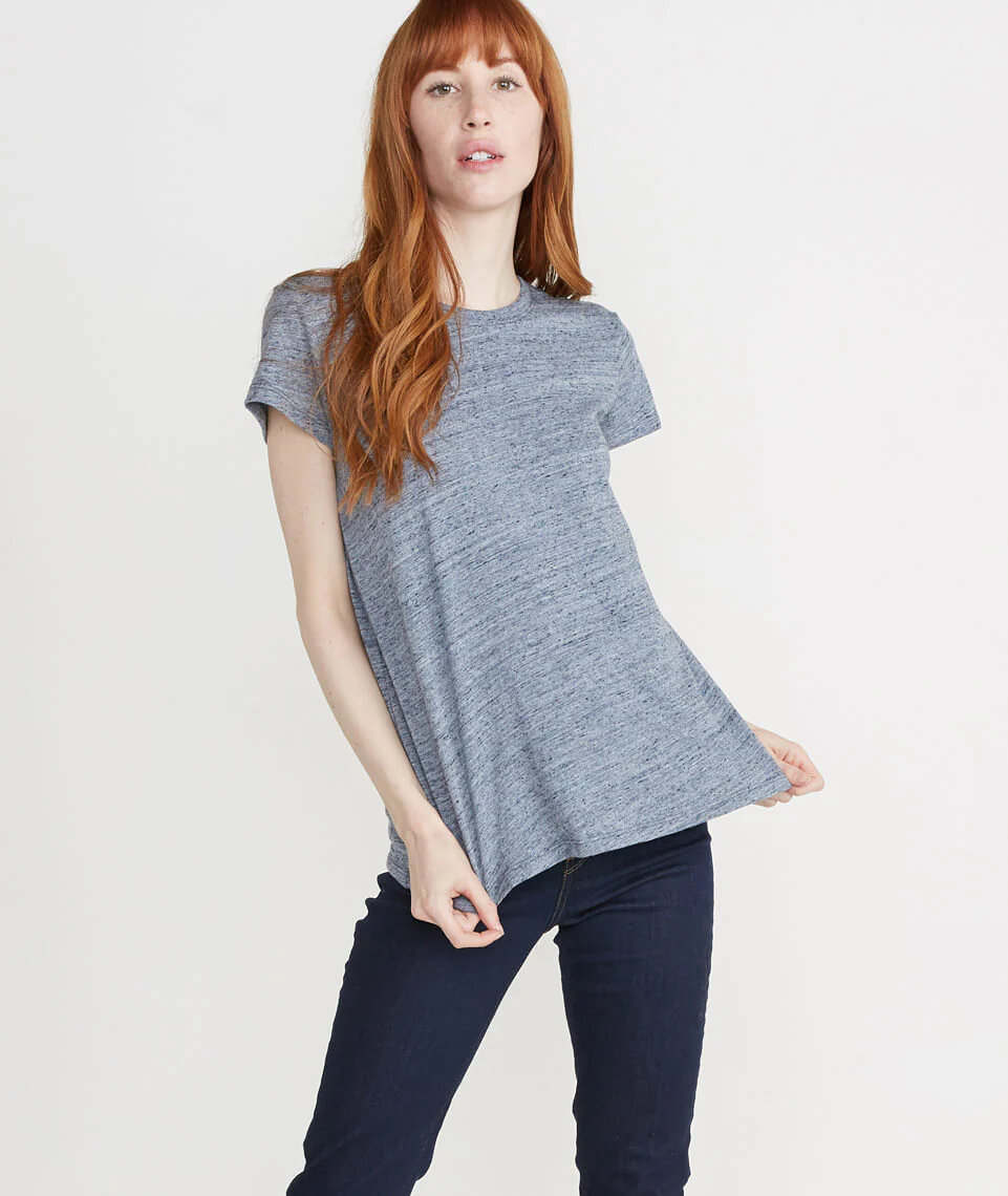 Swing Crew in Denim Flax