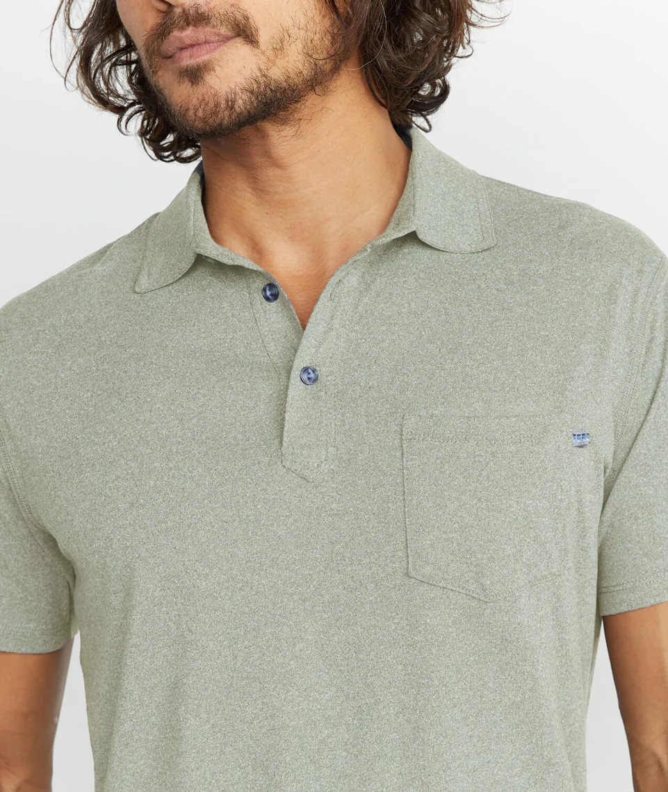 Sport Polo in Agave Green
