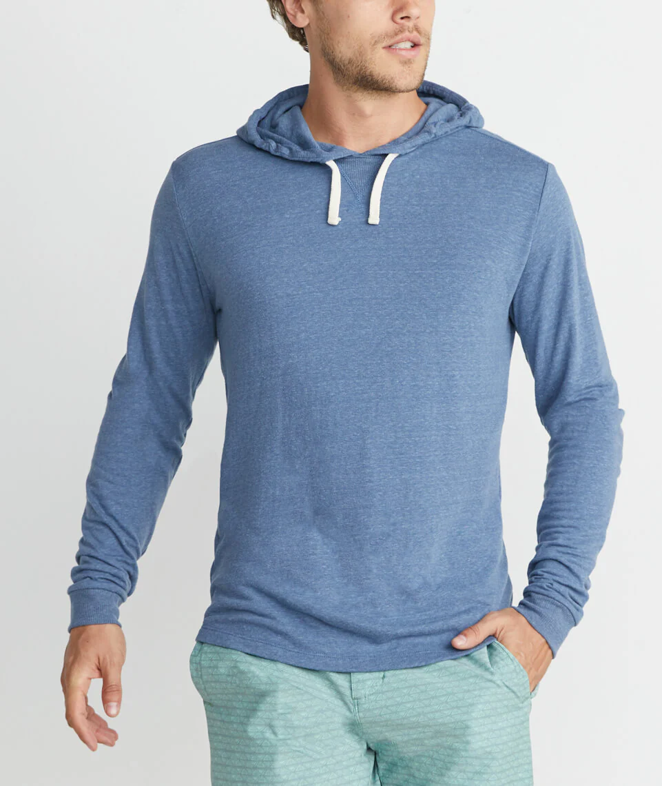 Double Knit Hoodie in Navy