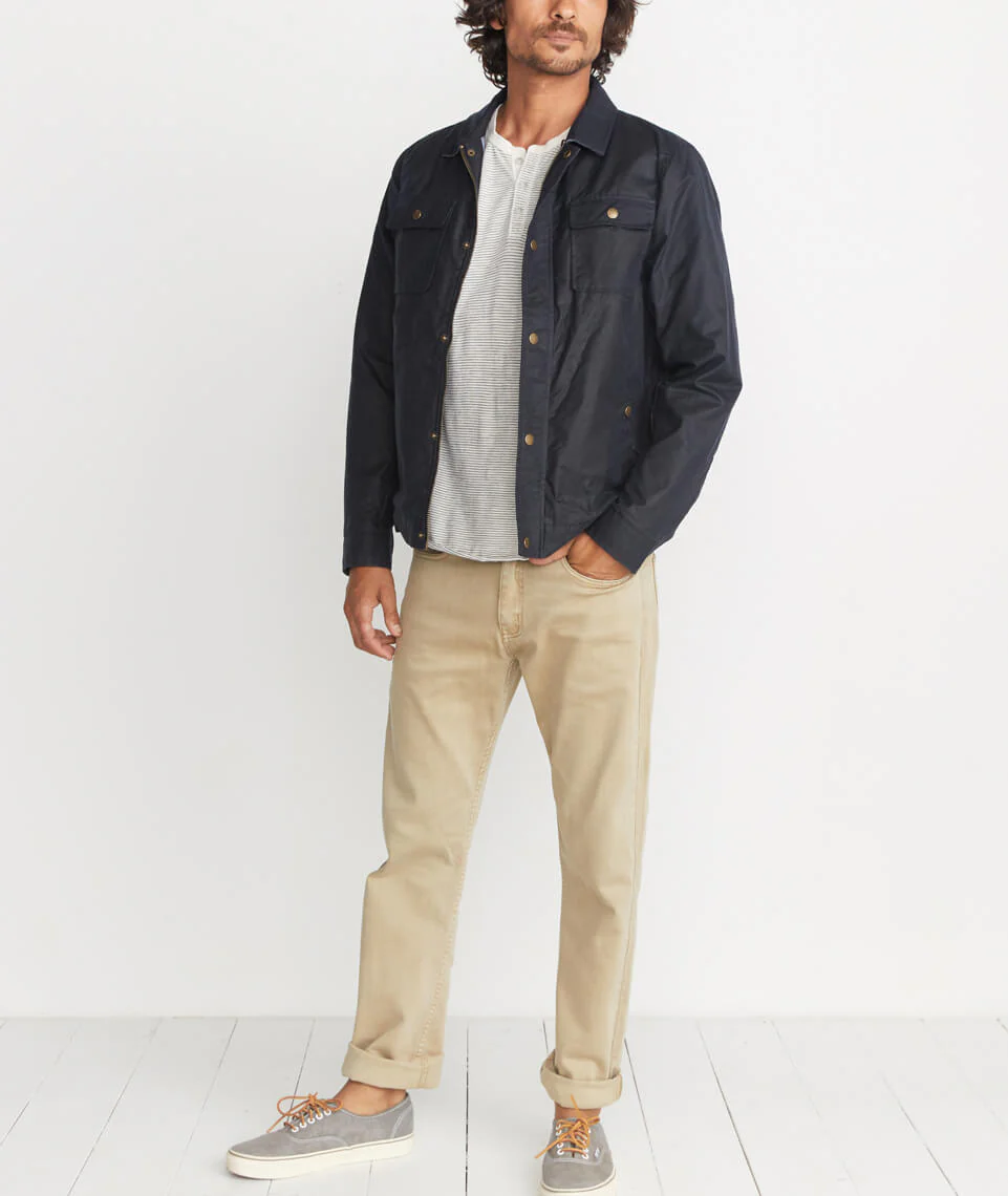 Wax Field Jacket in Dark Navy