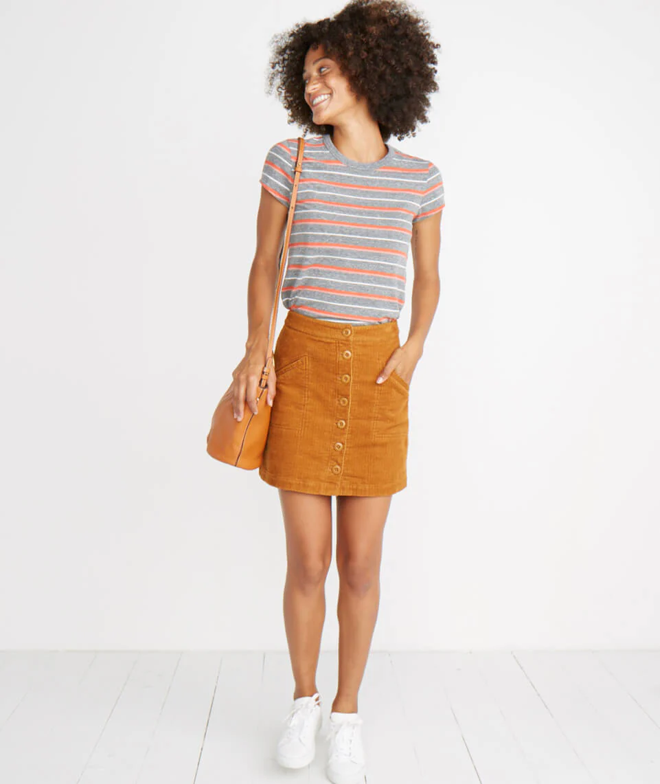Maxine Mini Skirt in Cathay Spice