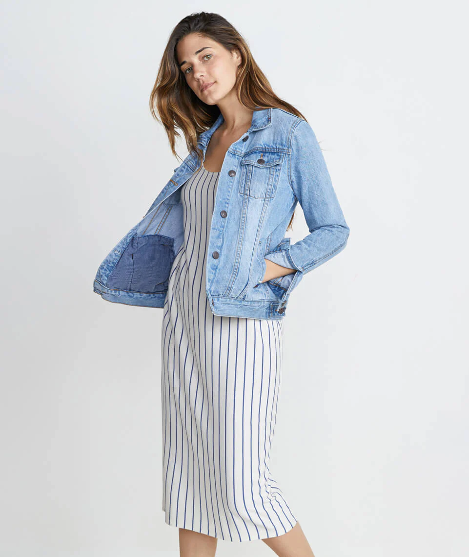 Farrah Dress In Marlin Stripe