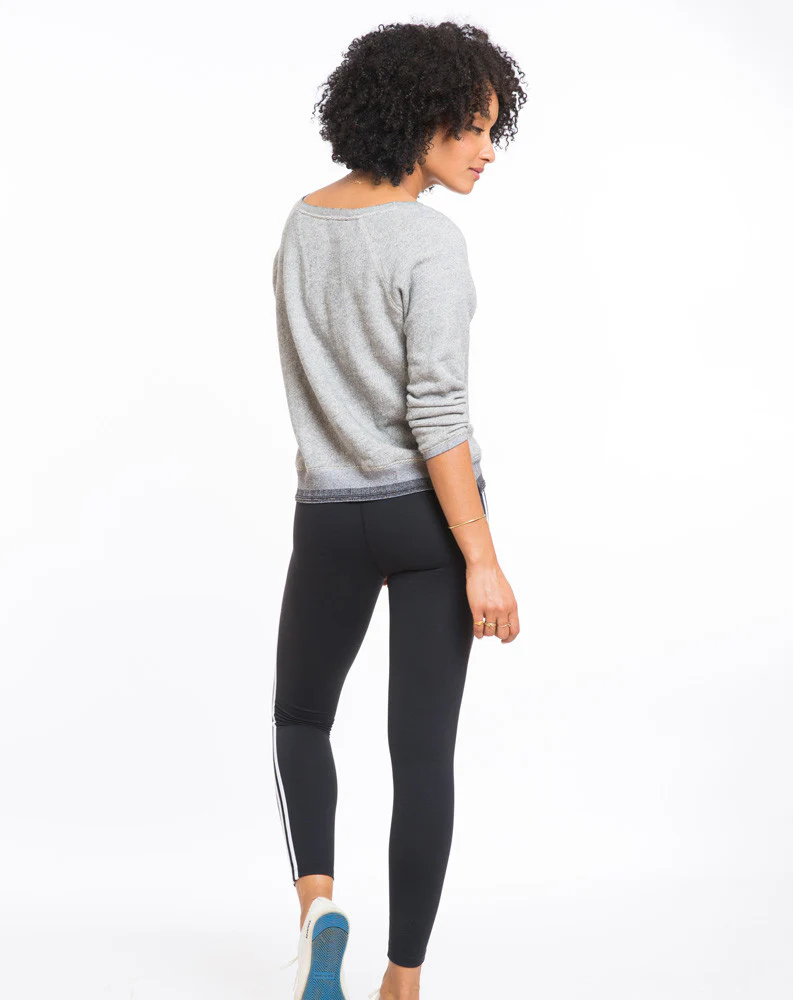 Striped Legging - Black