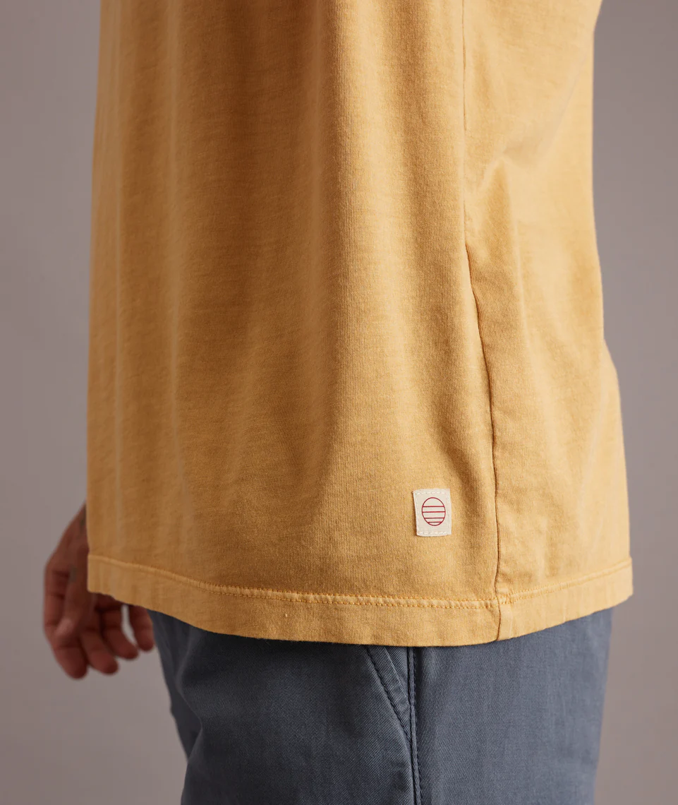 Signature Crew Tee in Faded Ochre