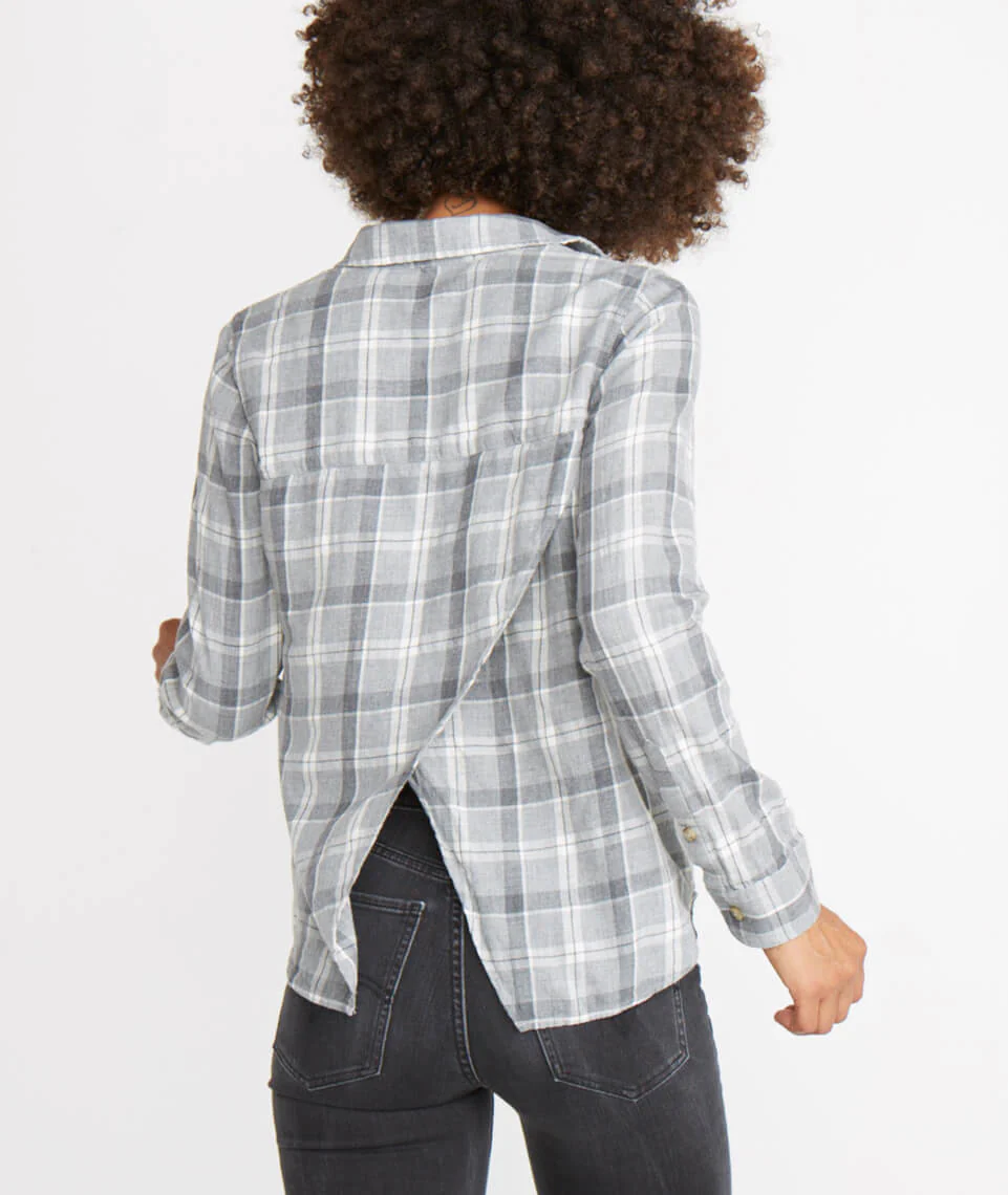 Meadow Button Down in Grey