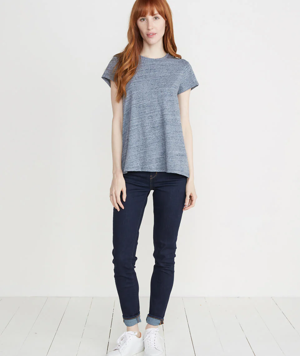 Swing Crew in Denim Flax