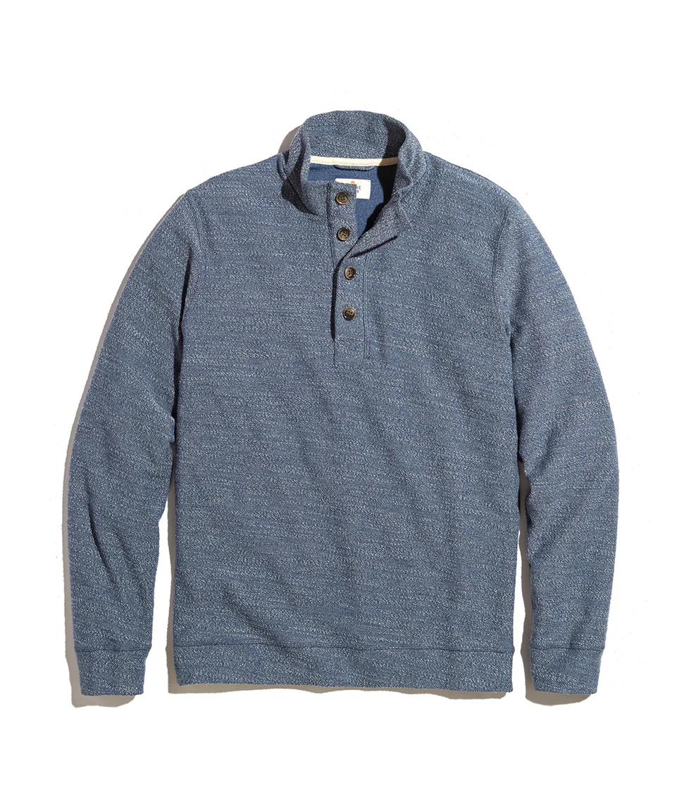 Clayton Pullover in Light Blue Heather