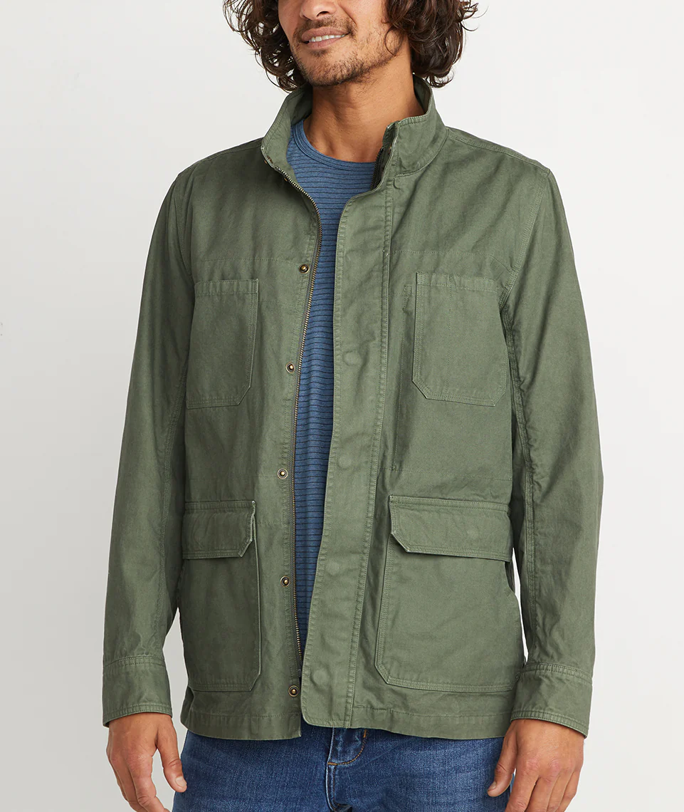 Hoover Utility Jacket in Faded Olive