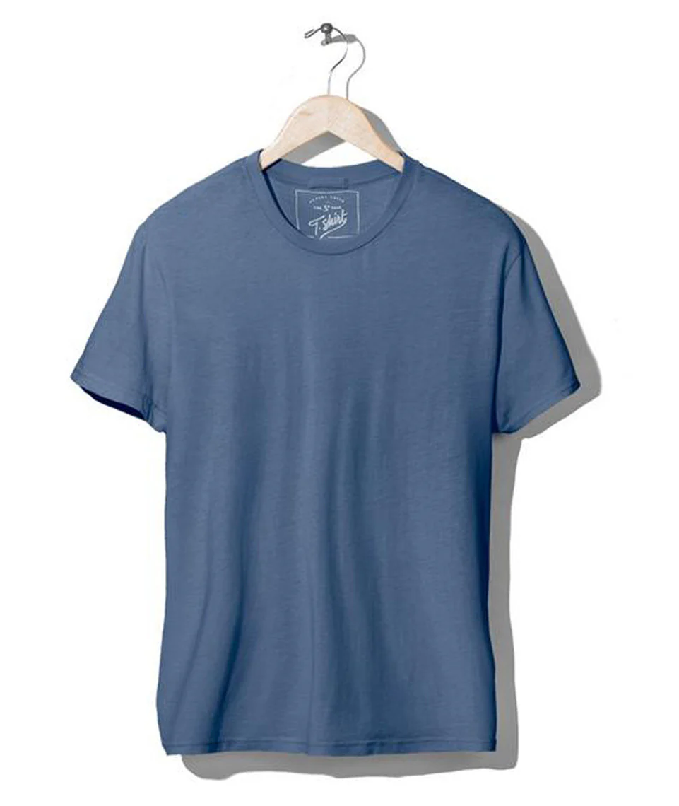 Signature Pigment Dye Crewneck - Real Teal