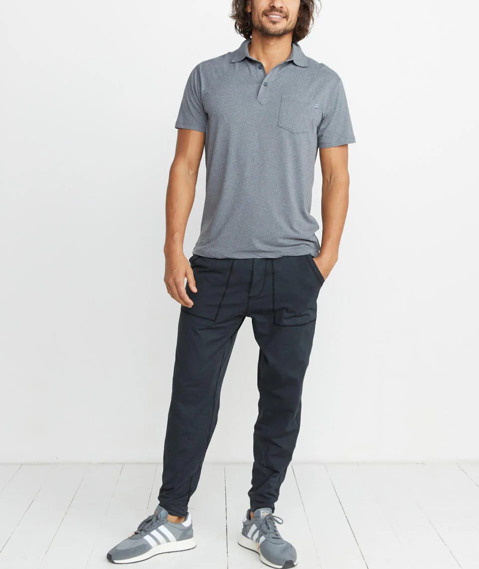 Yoga Jogger in Asphalt Heather