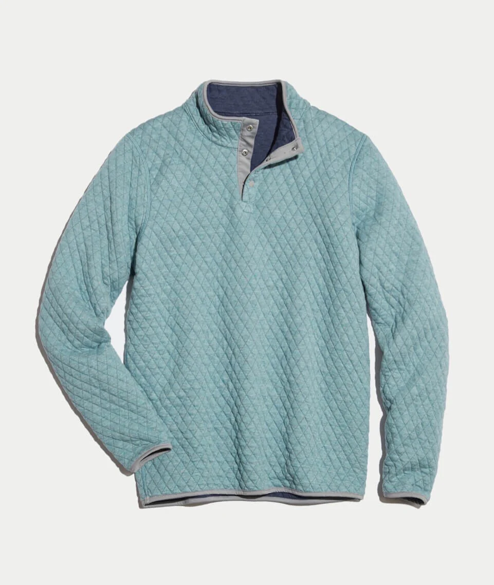 Reversible Corbet Pullover in True Navy/North Atlantic