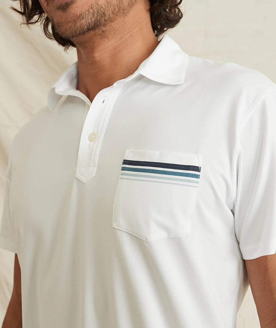 Palmer Sport Polo in White
