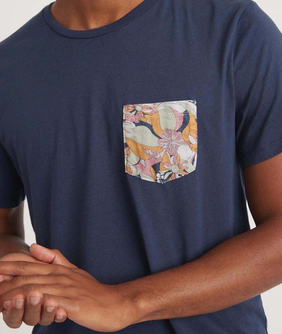 Signature Pocket Tee in India Ink