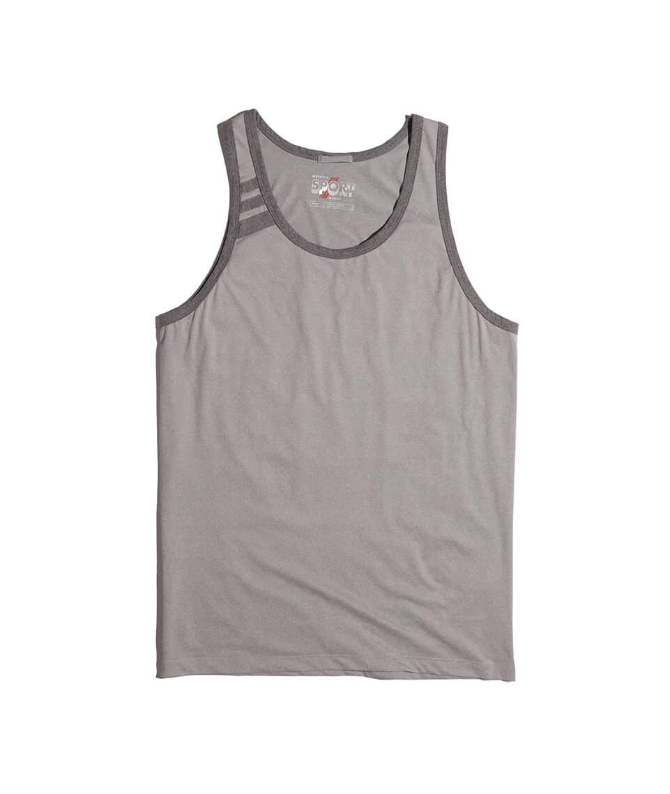 Sport Tank in Heather Grey