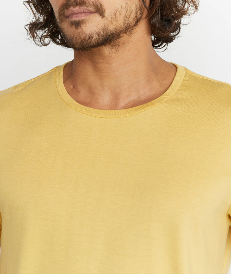 Signature Crewneck in Yellow Ochre