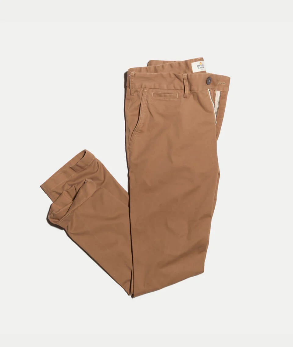 Walk Pant in Deep Khaki