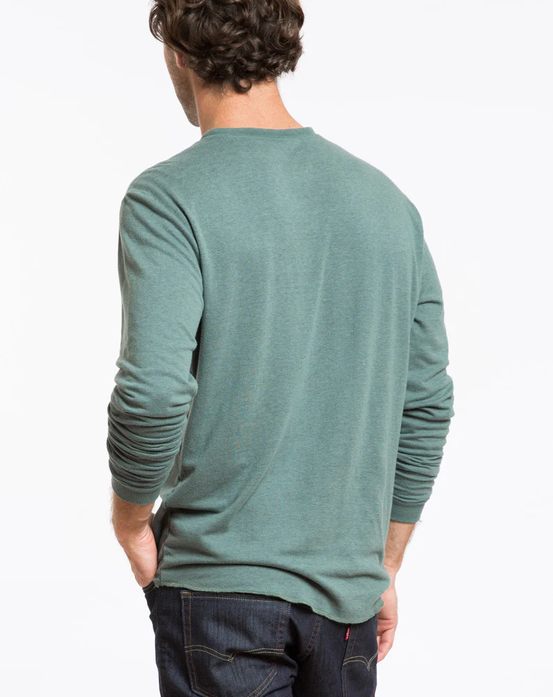 Double Knit Henley in Pine Grove