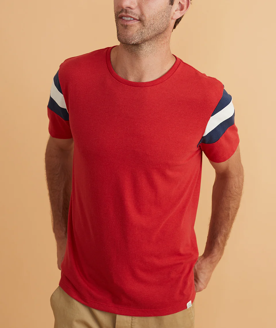 Re-Spun Banks Tee in Salsa