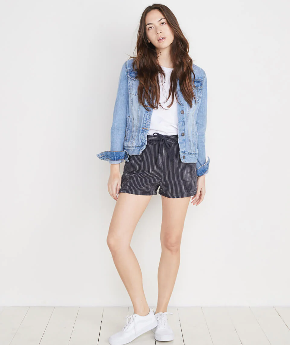 Cipes Beach Short in Black/Cream