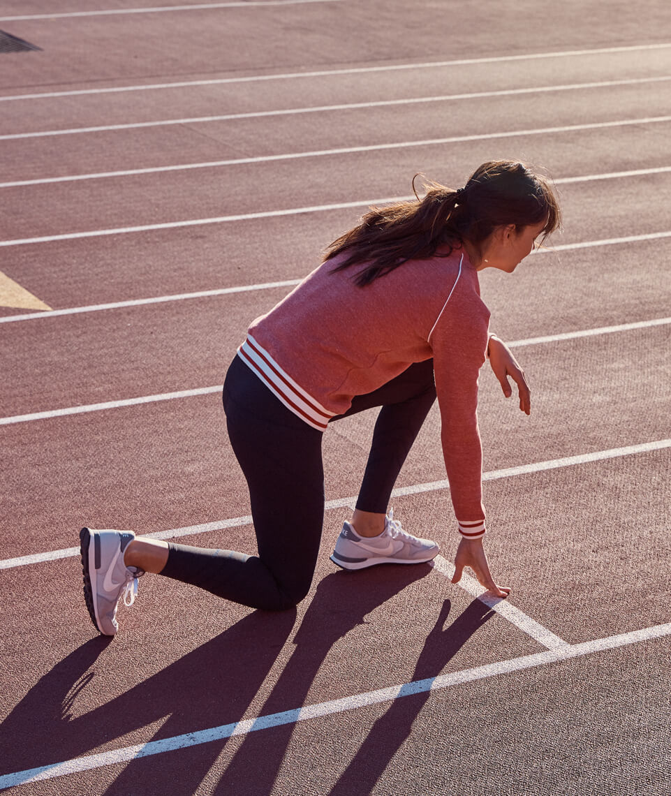 Jenny Sweatshirt in Crimson