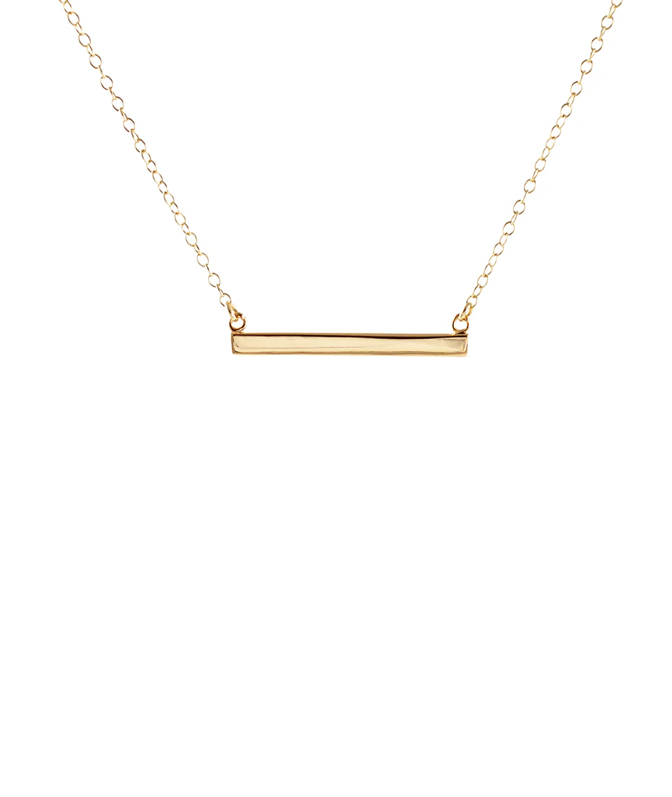 Kris Nations Horizontal Bar Necklace
