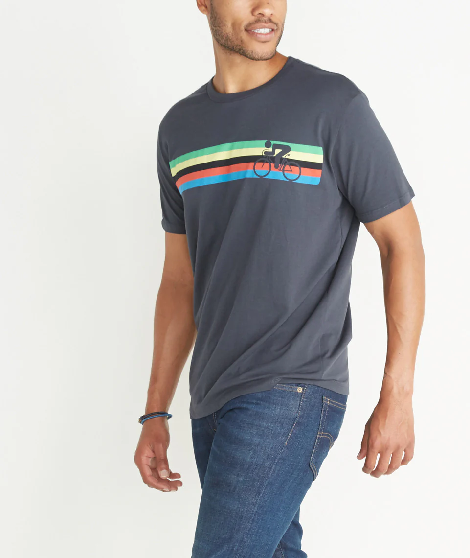 Cycle Stripes Graphic Tee