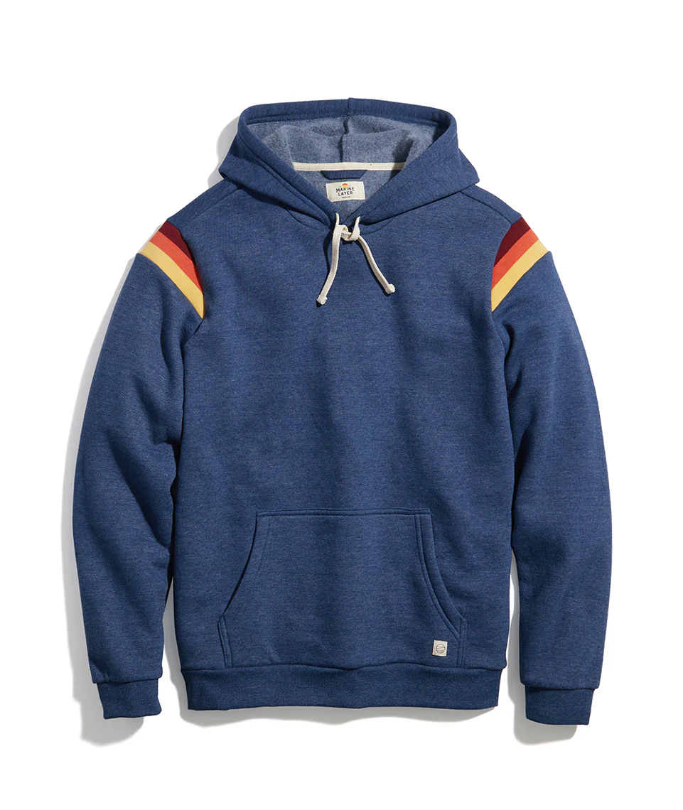 Banks Pullover Hoodie in True Navy