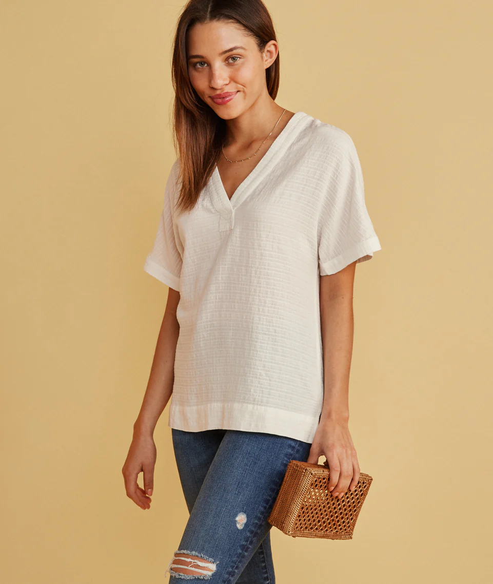 Bali Tunic in Shadow Stripe