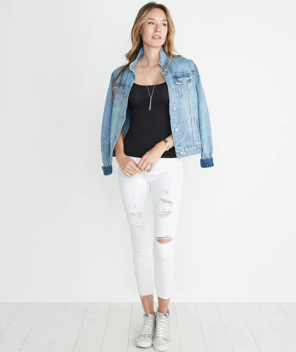 Thin Bar Pendant - Silver