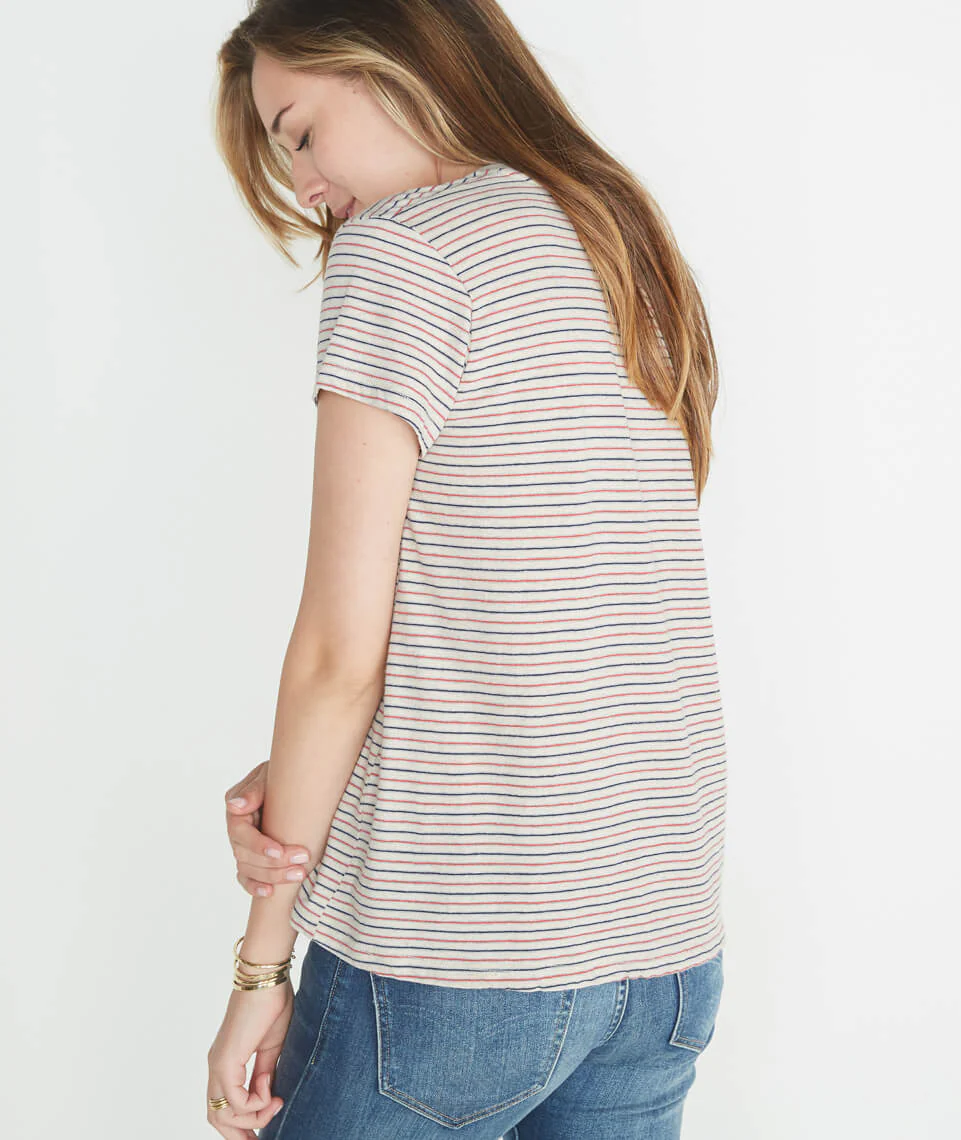 True Crew in Vintage Oat Stripe