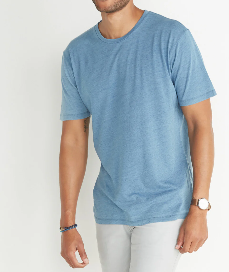 Signature Crew in Faded Indigo