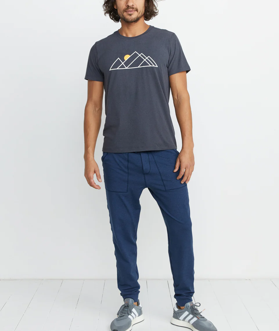 Sport Crew in Jet Black Heather