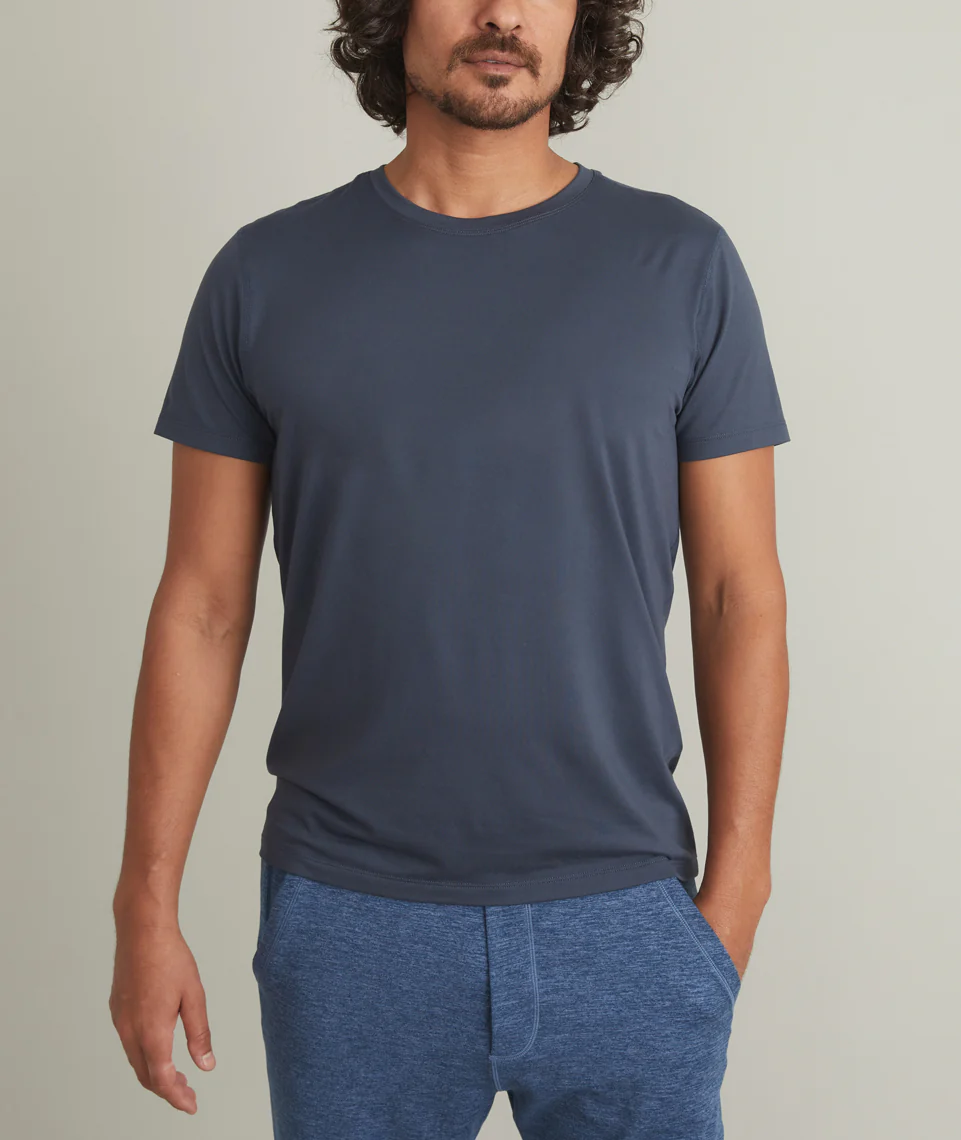 Sport Crew Tee in Midnight Navy