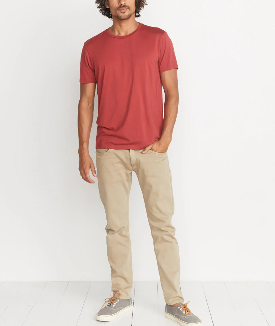 Signature Crewneck in Rosewood