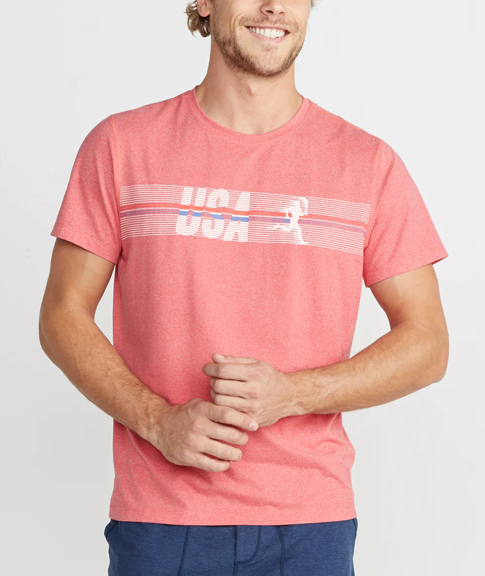 Sport Crew in Red Heather