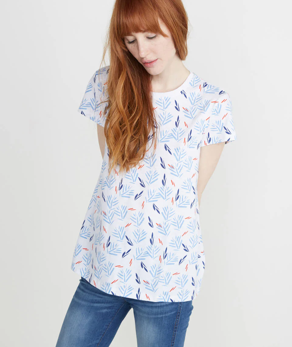 Swing Crew in Leaf Print